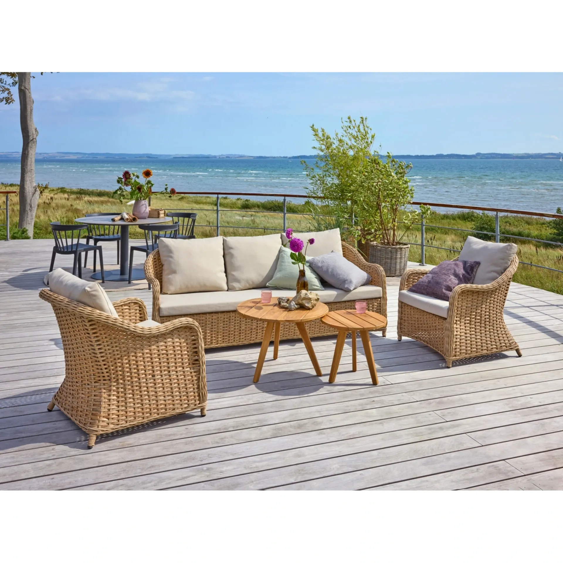 Outrium Lounge Havemøbler > SYMI SOFASÆT NATUR
