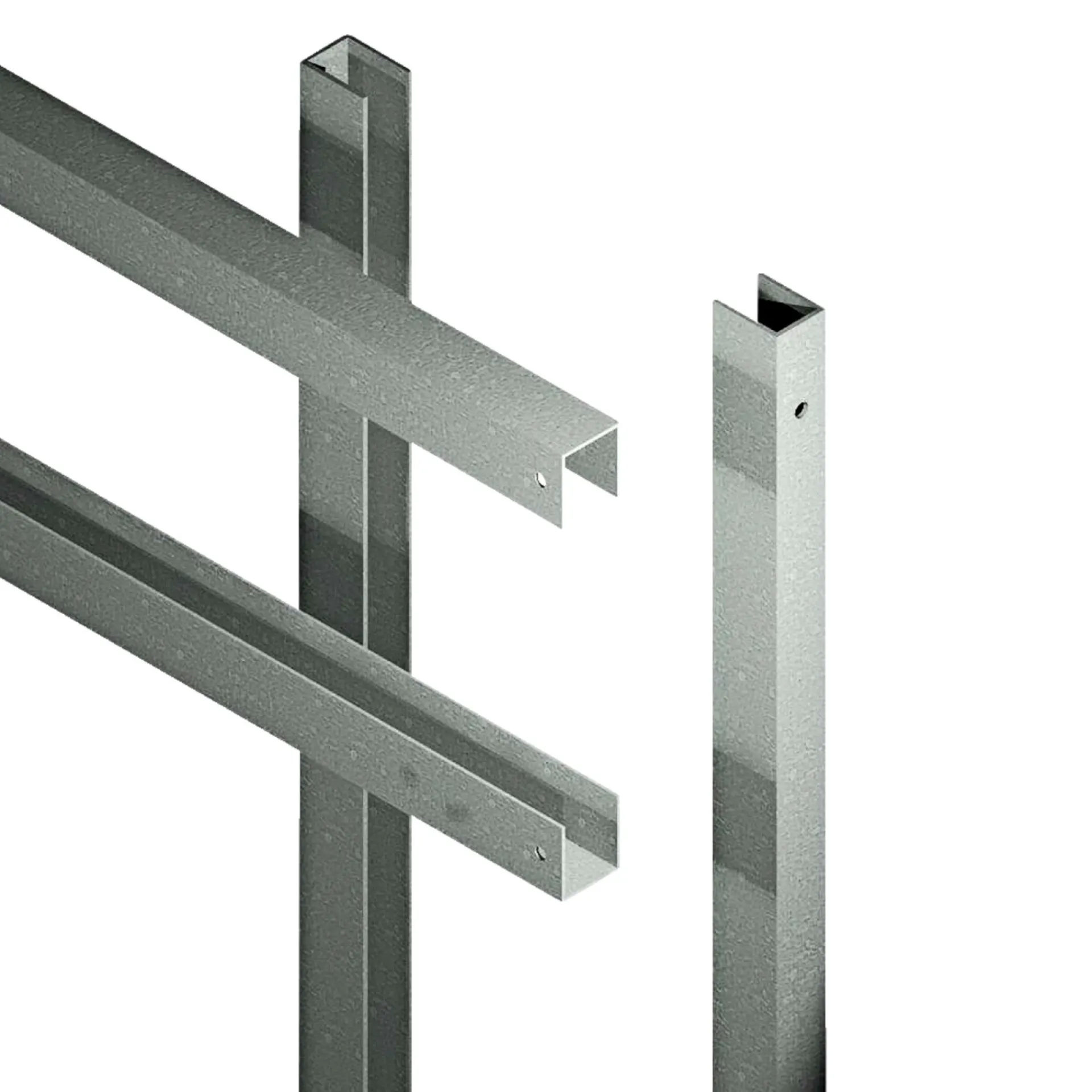 Plus Komposithegn > ARTURA STÅLRAMME GALVANISERET LOOK 90 X 135 CM