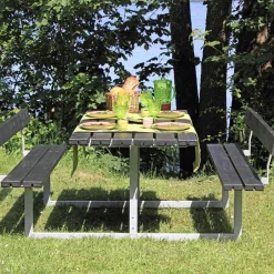 Plus Bord- & Bænkesæt > BASIC BORDBÆNKESÆT SORT