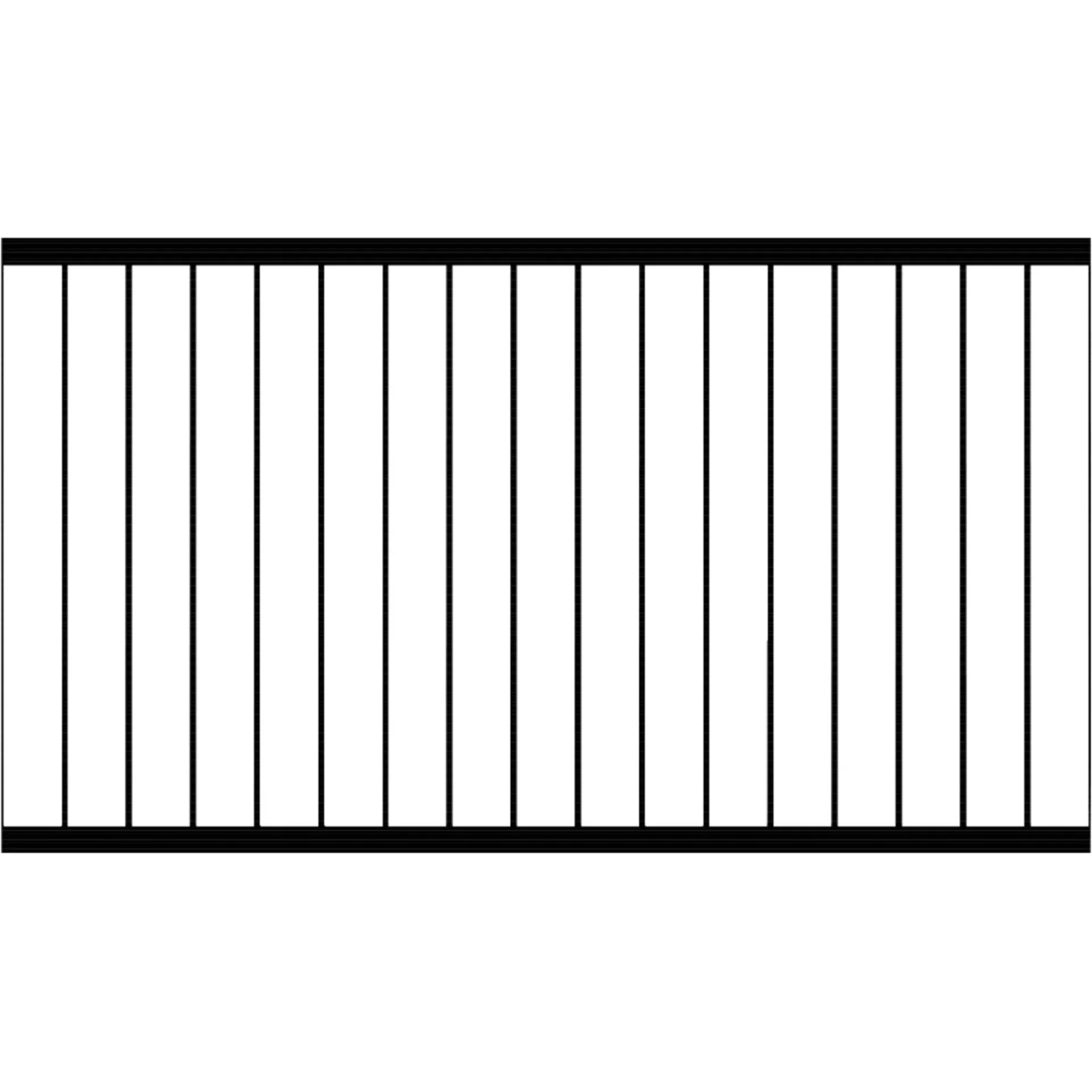 Plus Hegn Nemt Vedligehold > BASIC HEGN PULVERLAKERET 150 X 85 CM
