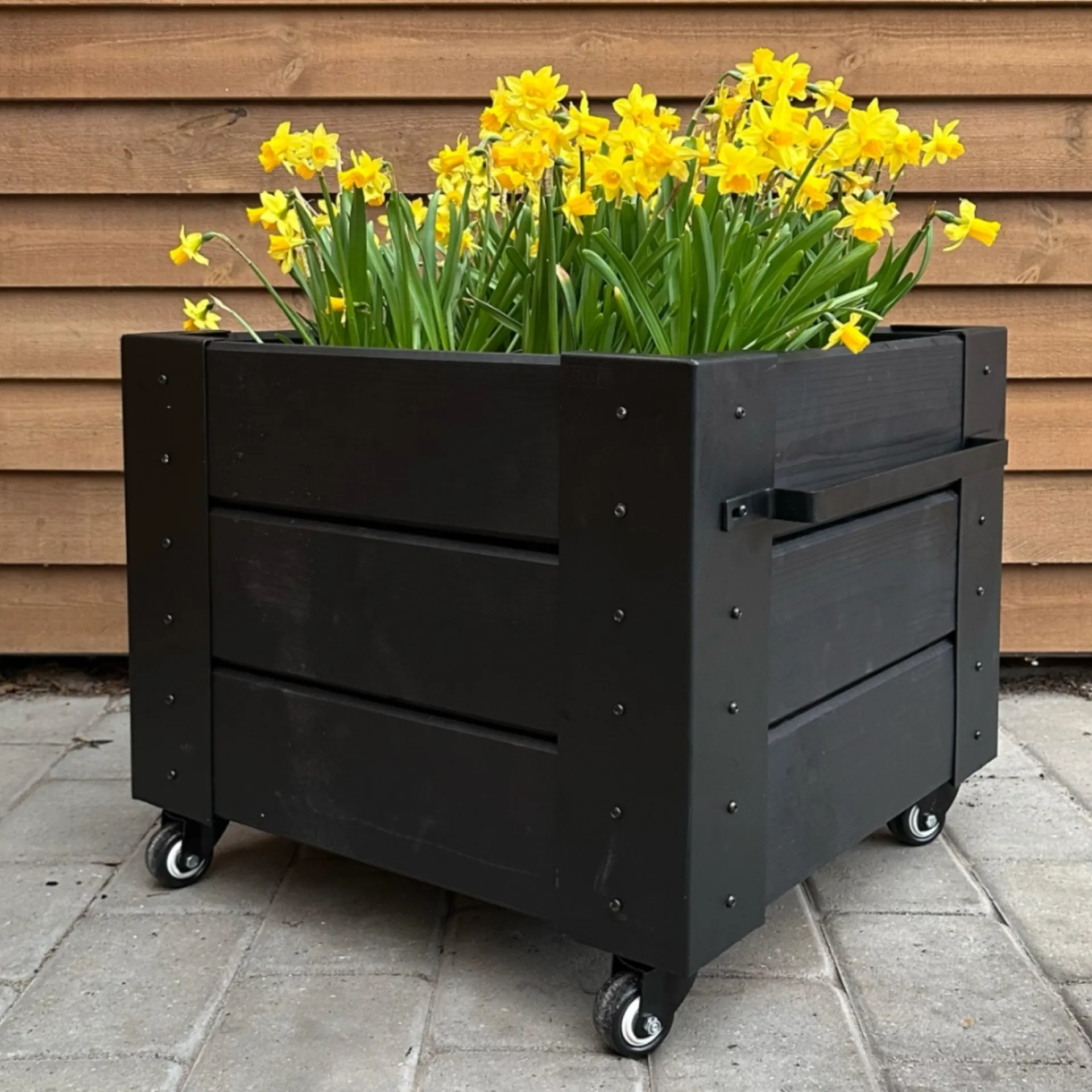 Plus Højbede & Plantekasser > BLOMSTERKASSE SORT 45 X 50 X 46 CM