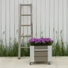 Plus Højbede & Plantekasser > CUBIC BLOMSTERKASSE GRÅBRUN 45 X 46 X 50 CM