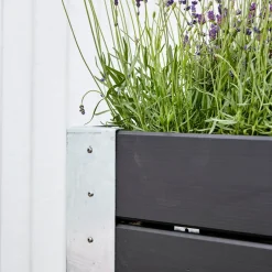 Plus Højbede & Plantekasser > CUBIC BLOMSTERKASSE SORT 50 X 90 X 120 CM