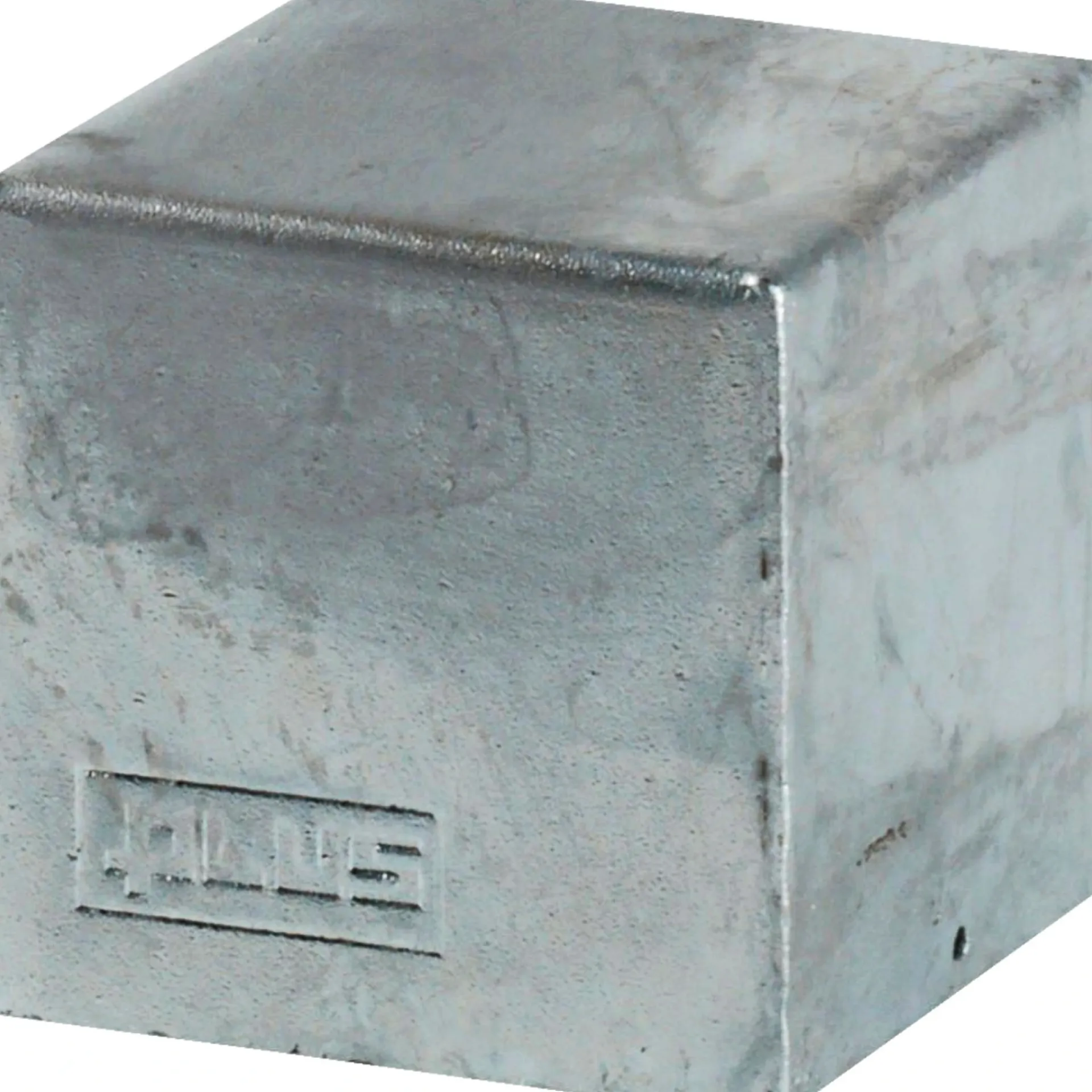 Plus Stolper & Pæle > CUBIC STOLPEHAT STÅL GRÅ 71 X 71 MM