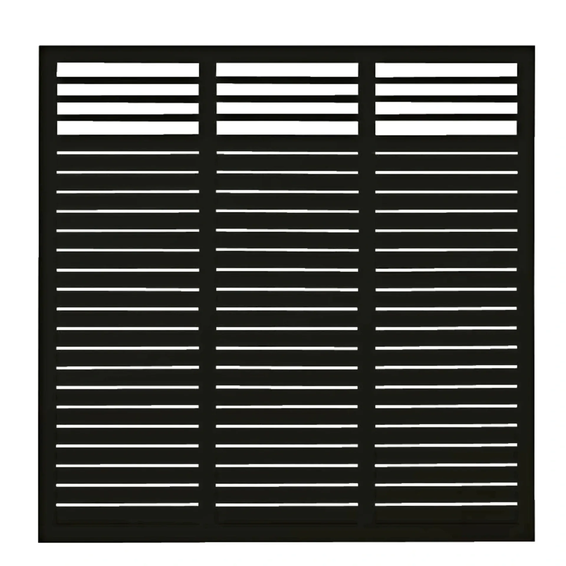 Plus Træhegn > DECORA HEGN FUNGICIDBEHANDLET & GRUNDMALET 2 GANGE SORT 180 X 180 CM
