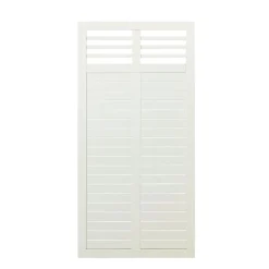 Plus Træhegn > DECORA HEGN FUNGICIDBEHANDLET & GRUNDMALET 2 GANGE HVID 90 X 180 CM