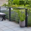 Plus Tilbehør Hegn > ESPALIER STÅL GALVANISERET LOOK 80 X 140 CM