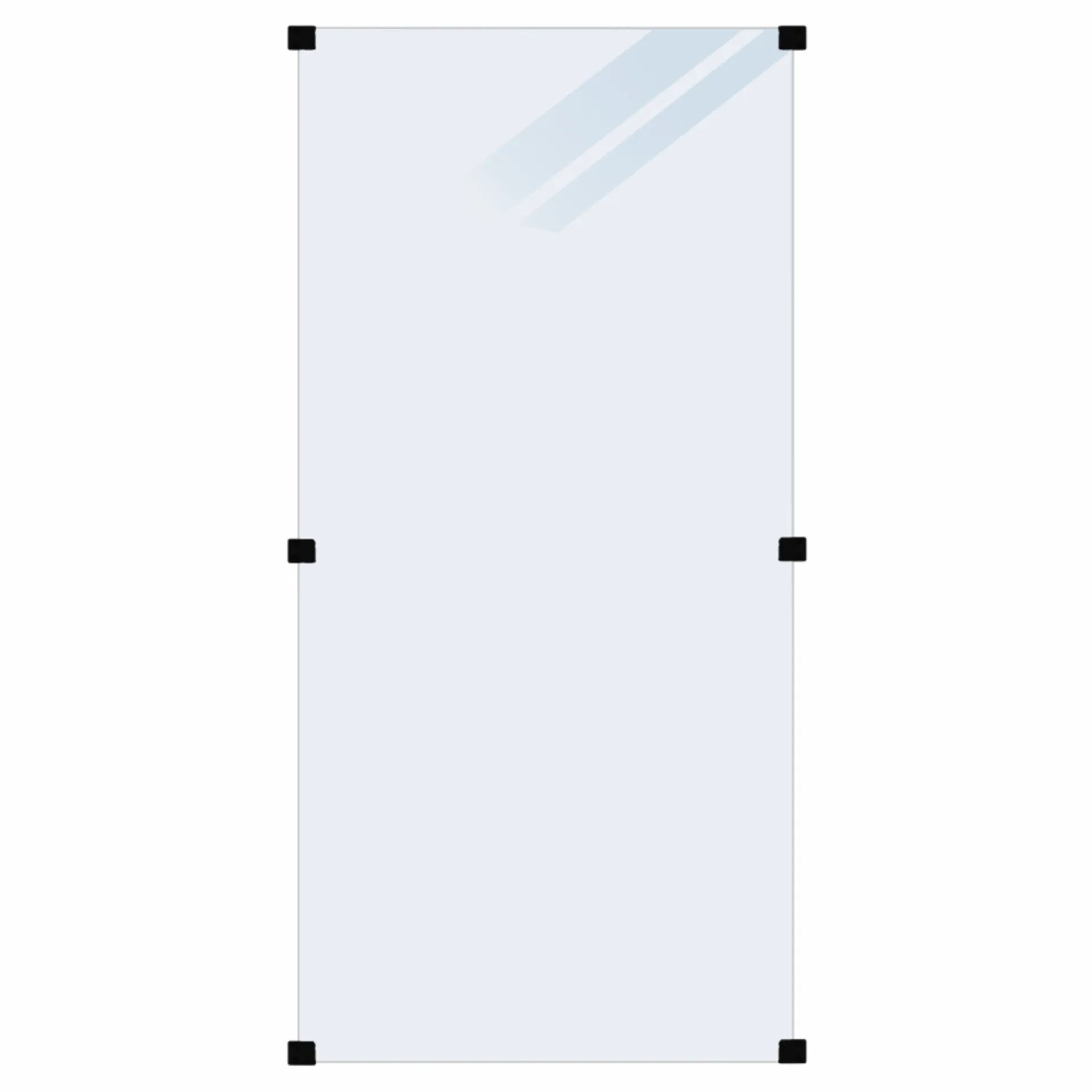 Plus Glashegn > GLASHEGN HÆRDET FROSTED 90 X 180 X 0.60 CM