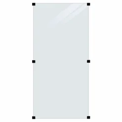 Plus Glashegn > GLASHEGN HÆRDET KLART 90 X 180 X 0.60 CM