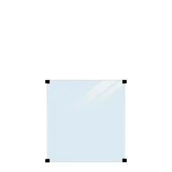 Plus Glashegn > GLASHEGN HÆRDET KLART 90 X 91 X 90 X 0.80 CM