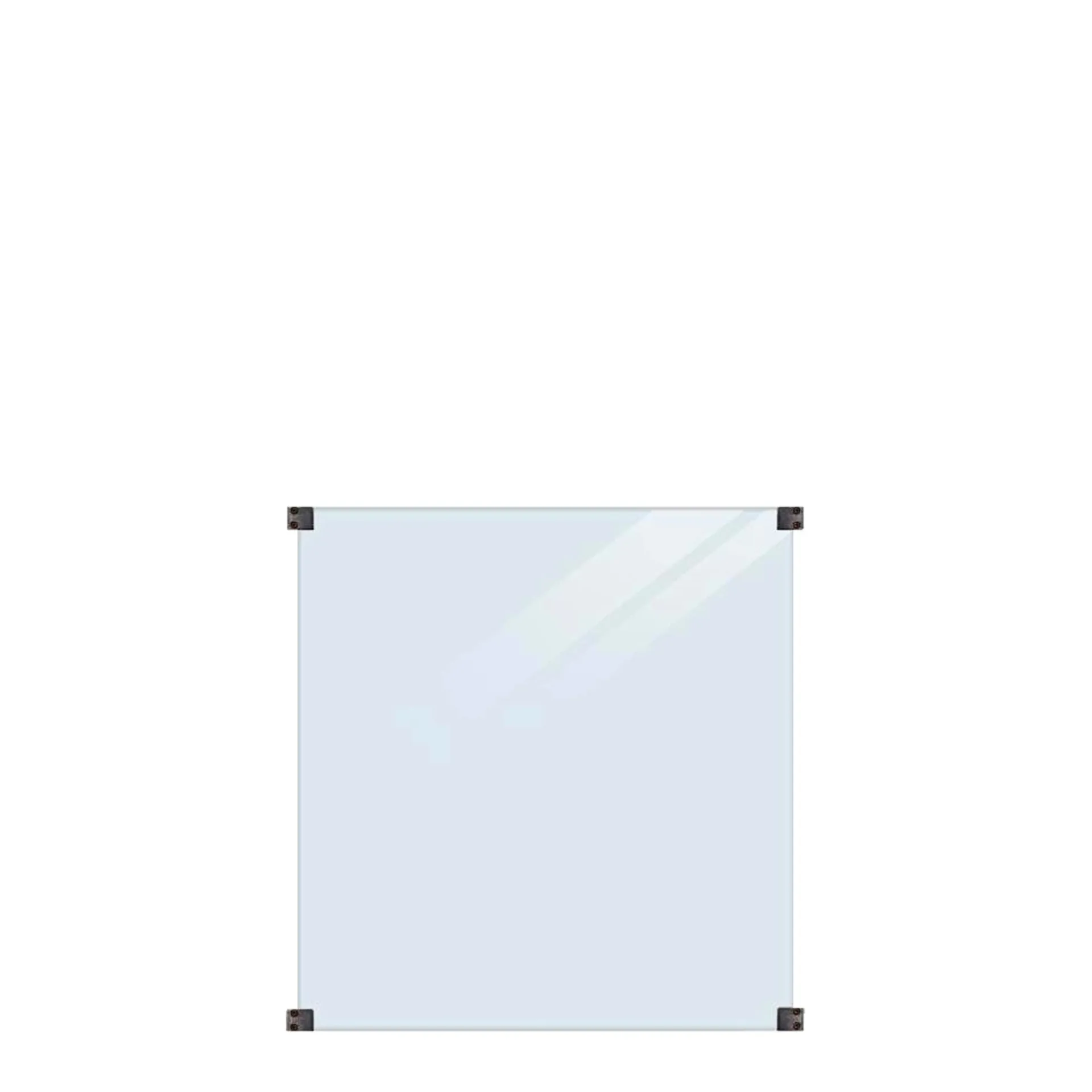 Plus Glashegn > GLASHEGN LAMINERET KLART 90 X 91 X 90 X 0.80 CM