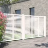 Plus Træhegn > HEGN FUNGICIDBEHANDLET & GRUNDMALET 2 GANGE HVID 180 X 140 CM