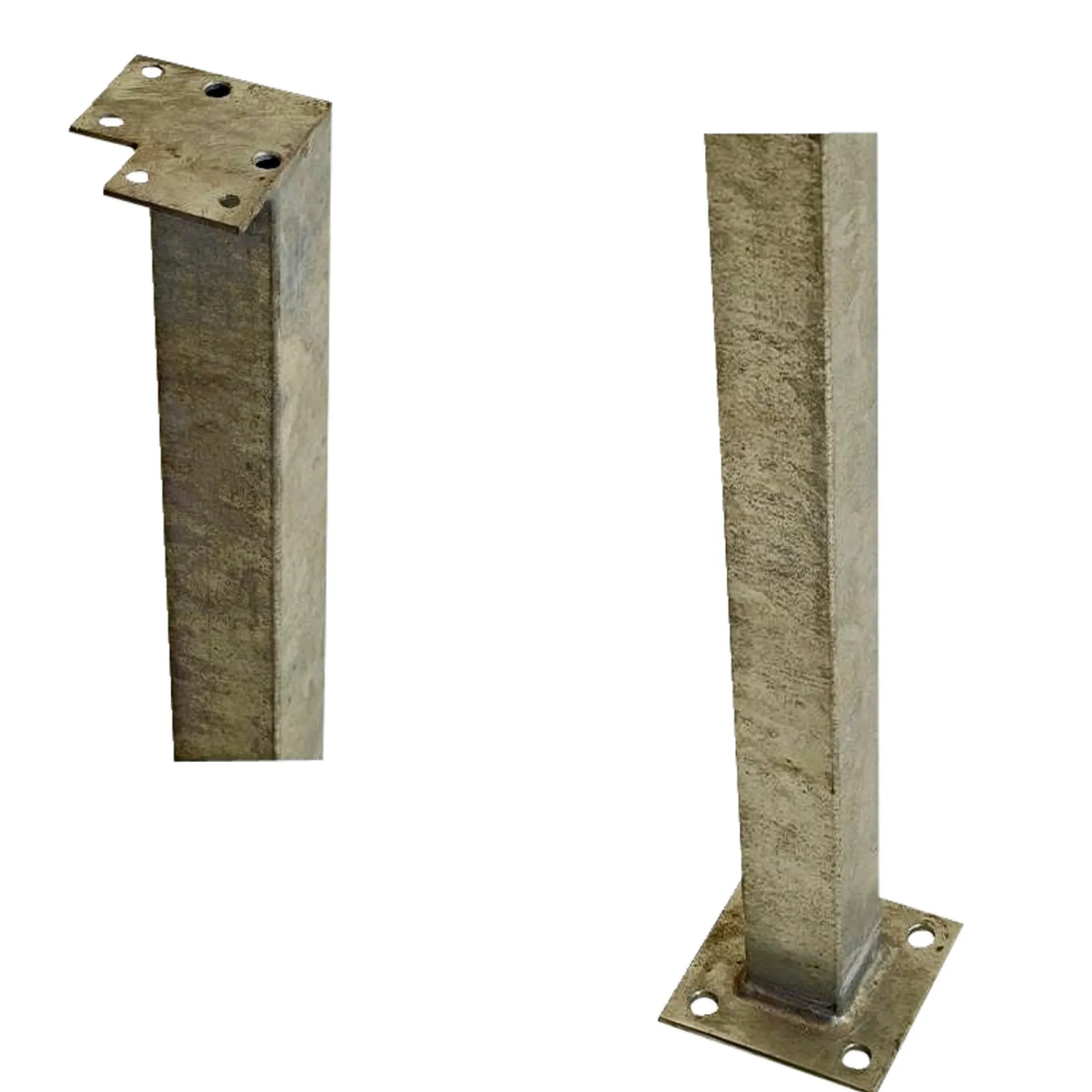 Plus Stolper & Pæle > HJØRNE STÅLSTOLPE VARMGALVANISERET STÅL 4.50 X 4.50 X 103.30 CM