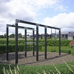 Plus Udendørs Træning > OUTDOOR FITNESSSTATIV 220 X 138 X 380 CM SORT