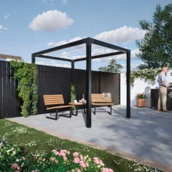 Plus Udendørs Træning > PERGOLA 208 X 198 X 268 CM SORT