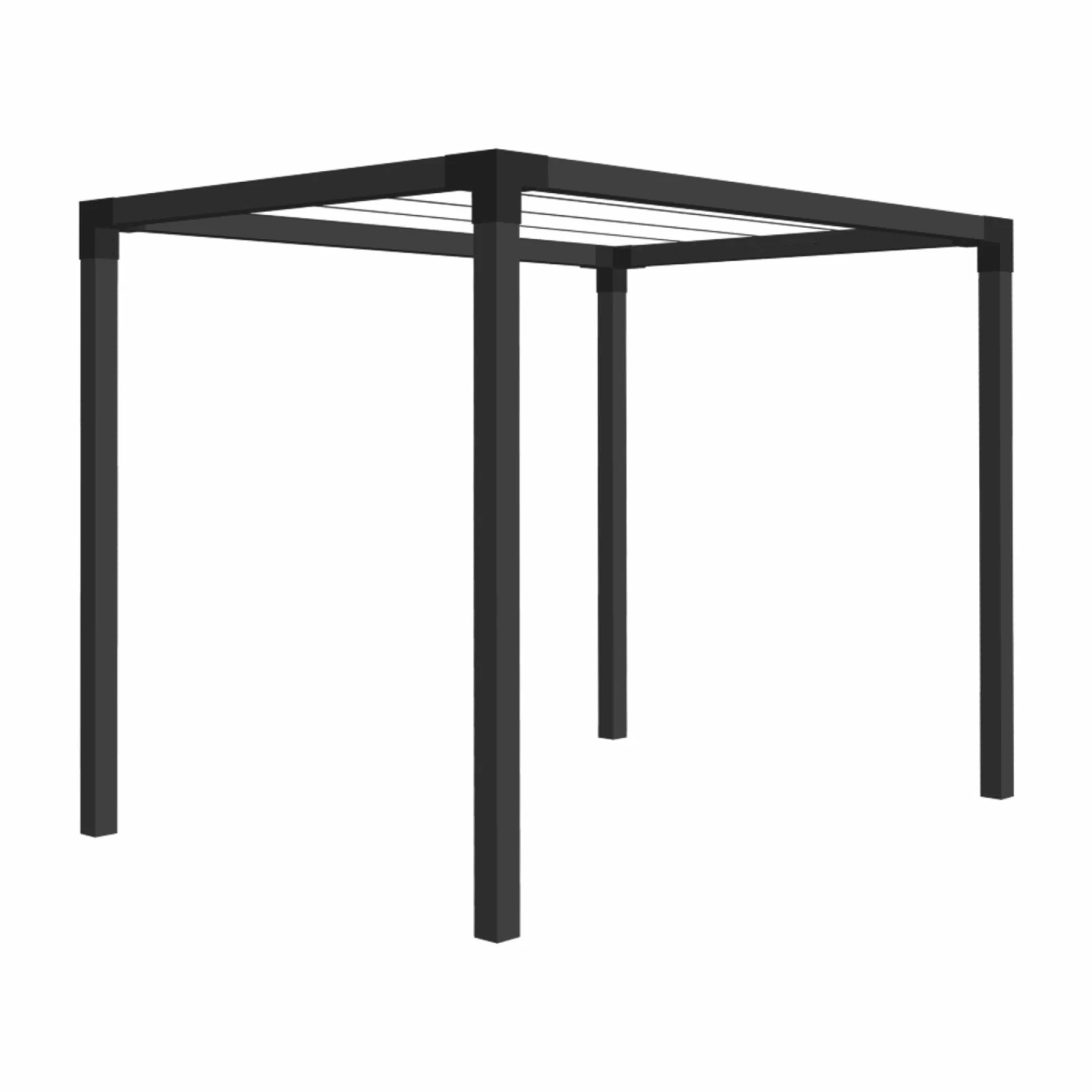 Plus Udendørs Træning > PERGOLA 208 X 198 X 268 CM SORT