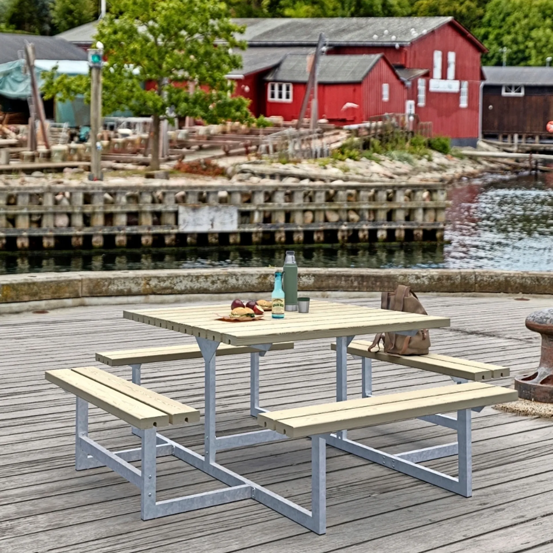 Plus Bord- & Bænkesæt > PICNIC BORDBÆNKESÆT NATUR