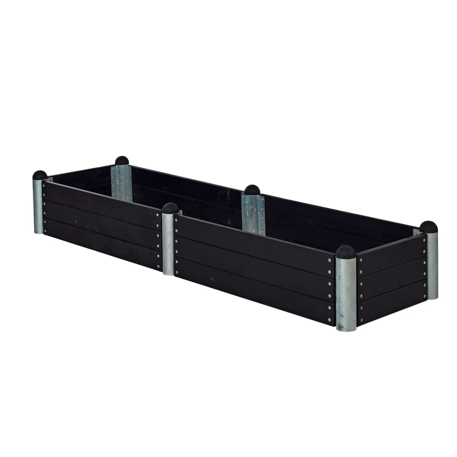Plus Højbede & Plantekasser > PIPE 10A HØJBED SORT 36 X 80 X 280 CM