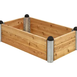 Plus Højbede & Plantekasser > PIPE HØJBED NATUR 36 X 80 X 140 CM