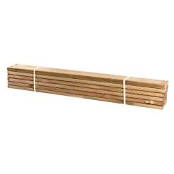 Plus Højbede & Plantekasser > PIPE PLANKE HØJBED NATUR 12 X 28 X 120 CM