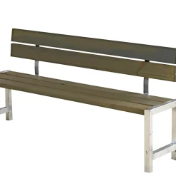 Plus Havebænke > PLANKEBÆNK GRÅBRUN 176 CM