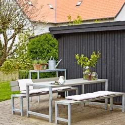 Plus Bord- & Bænkesæt > PLANKESÆT RYGLÆN GRÅBRUN