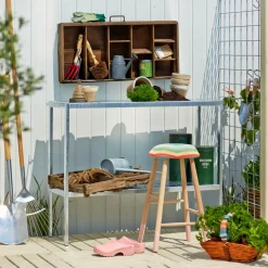 Plus Haveindretning > PLANTEBORD STÅL VARMGALVANISERET 40X110X90 CM