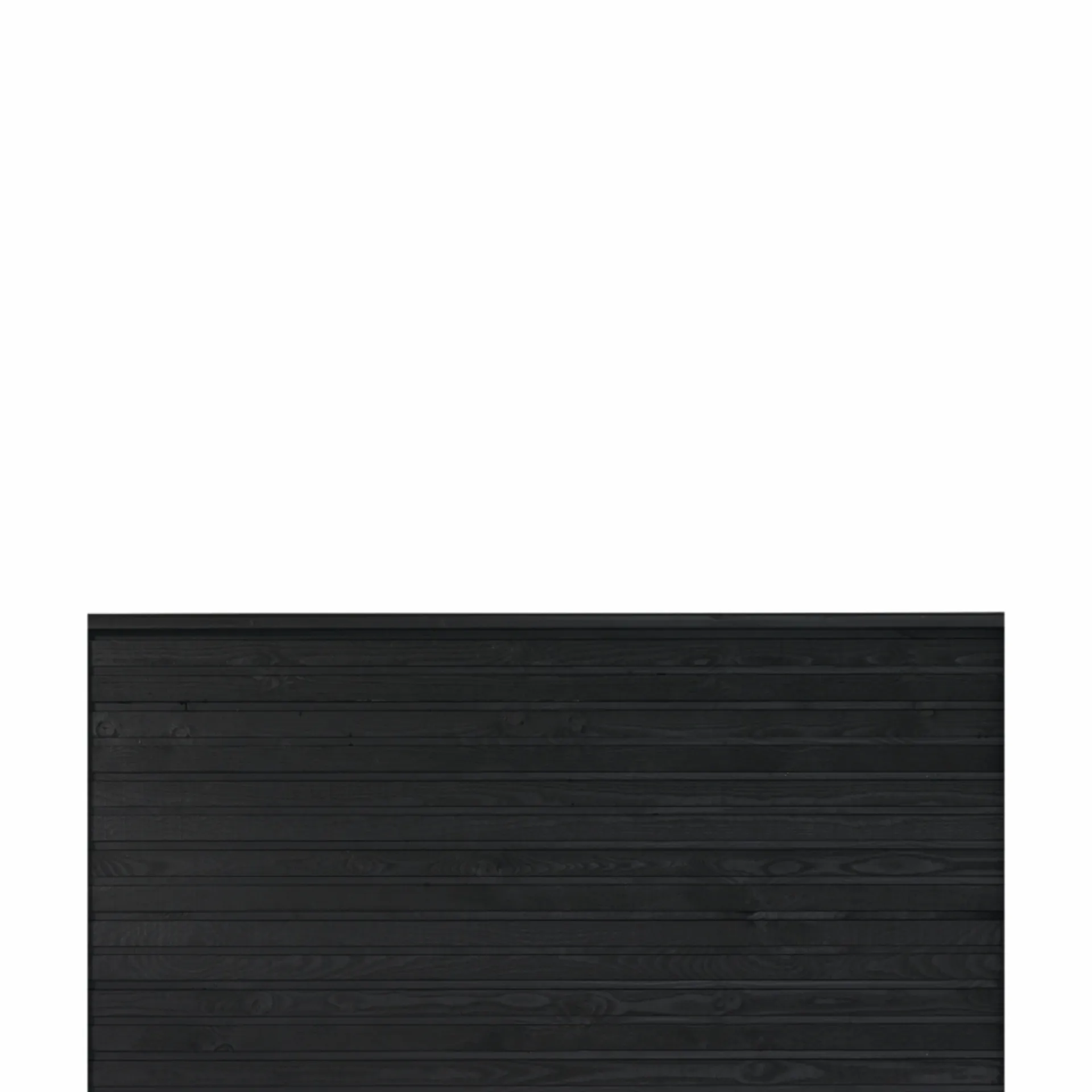 Plus Træhegn > PROFILHEGN TRYKIMPRÆGNERET OG GRUNDMALET SORT 174 X 91 CM