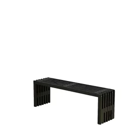 Plus Havebænke > RUSTIK TRALLEBÆNK SORT 138 CM