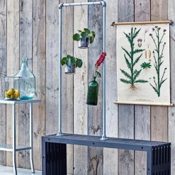 Plus Havebænke > RUSTIK TRALLEBÆNK SORT 138 CM