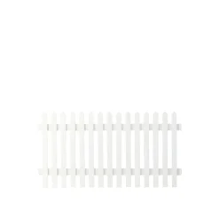 Plus Træhegn > SKAGEN STAKITHEGN FUNGICIDBEHANDLET & GRUNDMALET 2 GANGE HVID 150 X 80 CM