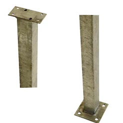 Plus Stolper & Pæle > STÅLSTOLPE VARMGALVANISERET STÅL 4.50 X 4.50 X 103.30 CM