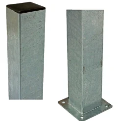 Plus Stolper & Pæle > STÅLSTOLPE VARMGALVANISERET VARMGALVANISERET 150 X 8 X 8 CM