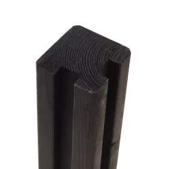 Plus Træhegn > STOLPE TRYKIMPRÆGNERET NTR KL. A OG GRUNDMALET SORT 9 X 9 CM