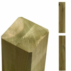 Plus Stolper & Pæle > STOLPE TRYKIMPRÆGNERET NTR KLASSE A NATUR 9 X 9 X 238 CM