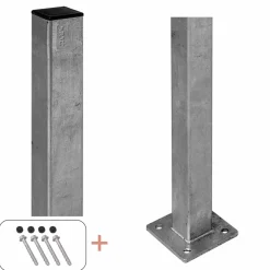 Plus Stolper & Pæle > STOLPE VARMGALVANISERET STÅL 4.50 X 4.50 X 96 CM