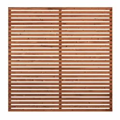 Plus Træhegn > TOKYO HEGN THERMOWOOD® GYLDENBRUN 180 X 180 CM