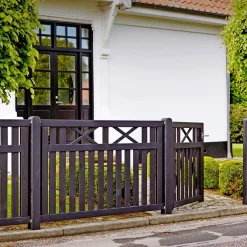 Plus Træhegn > VINESSE LÅGE FUNGICIDBEHANDLET OG GRUNDMALET SORT 100 X 98 CM