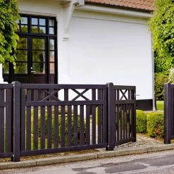 Plus Træhegn > VINESSE TRÆHEGN FUNGICIDBEHANDLET OG GRUNDMALET SORT 150 X 96 CM