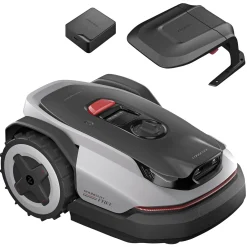 Roborock Robotplæneklippere > ROCKNEO Q105 ROBOTPLÆNEKLIPPER INKL. GARAGE OG 4G MODUL 500M2
