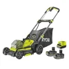 Ryobi Plæneklippere > PLÆNEKLIPPER AKKU 18V MED BATTERI OG LADER