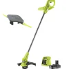 Ryobi Græstrimmere > RY18LT23A-120 + RAC155 GRÆSTRIMMER 23 18V MED BATTERI OG LADER