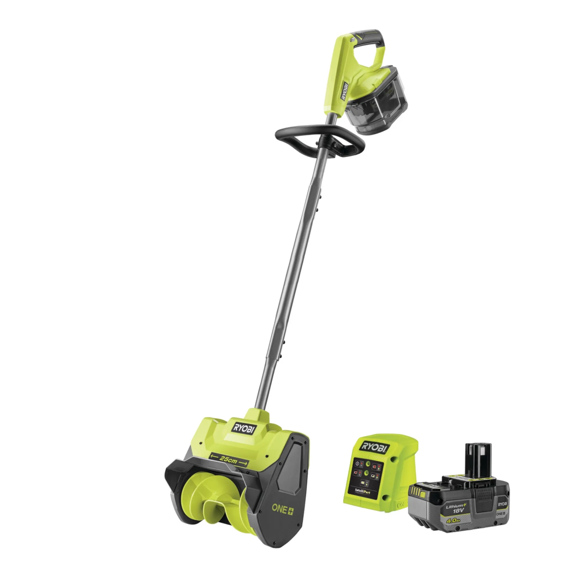 Ryobi Fejemaskiner & Sneslynger > SNESLYNGE AKKU 25 CM MED BATTERI OG LADER