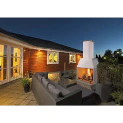 Schiedel Isokern Havepejse > GARDEN XXL HAVEPEJS 222.50 X 134.60 X 64 CM
