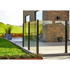 Skagen Systemhegn > SYSTEMHEGN HEGNSMODUL KLAR GLAS 86.80 X 92 X 0.60 X 0.60 CM