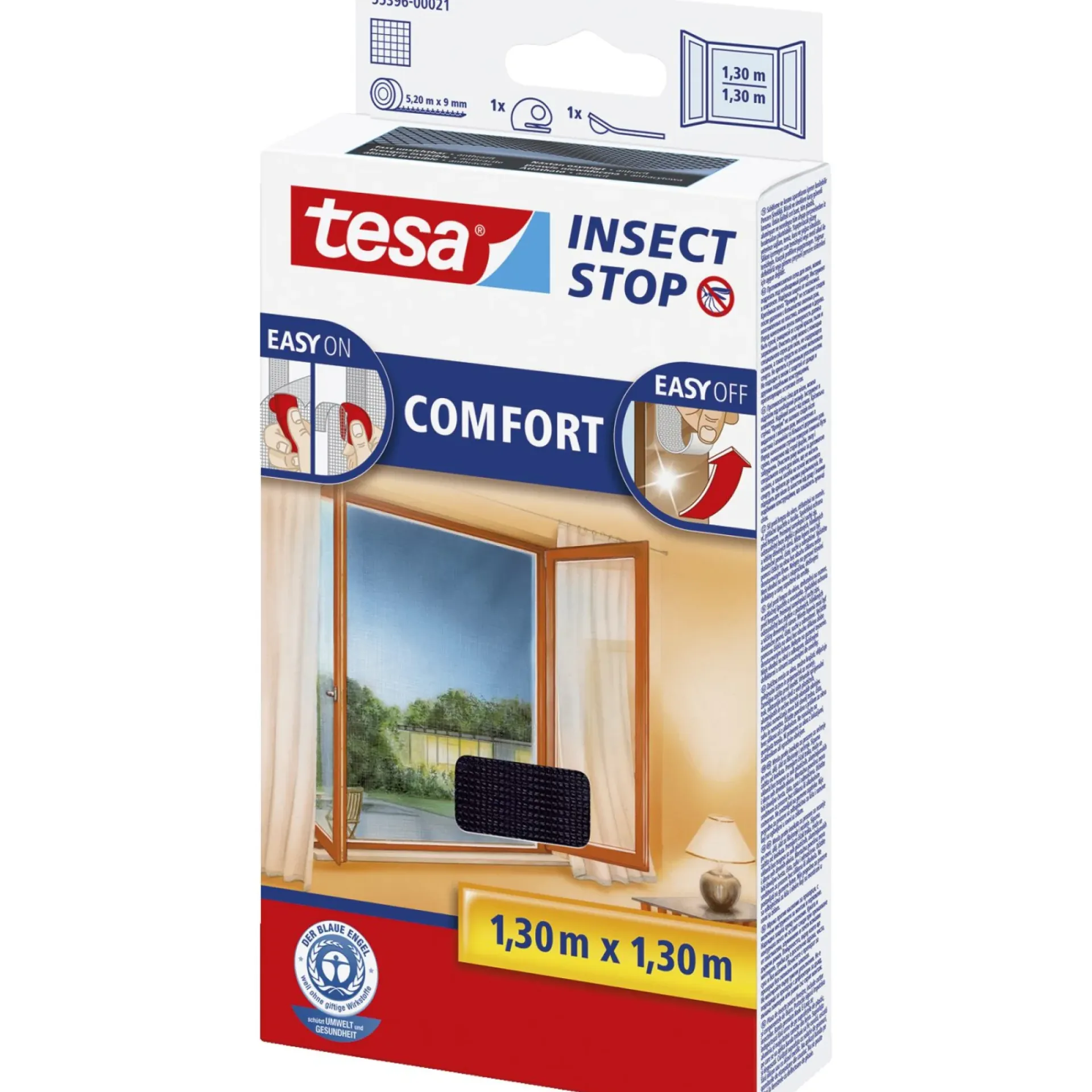 Tesa Bekæmpelsesmidler > COMFORT TIL VINDUE INSEKTNET 1,3X1,3M