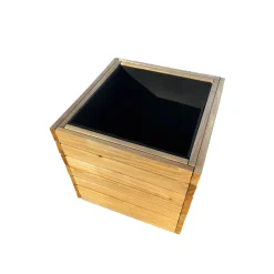 Upyard Havekrukker > PLANTEKUMME TRYKIMPRÆGNERET TRÆ BRUNBEJDSET 36,5×36,5×35 CM