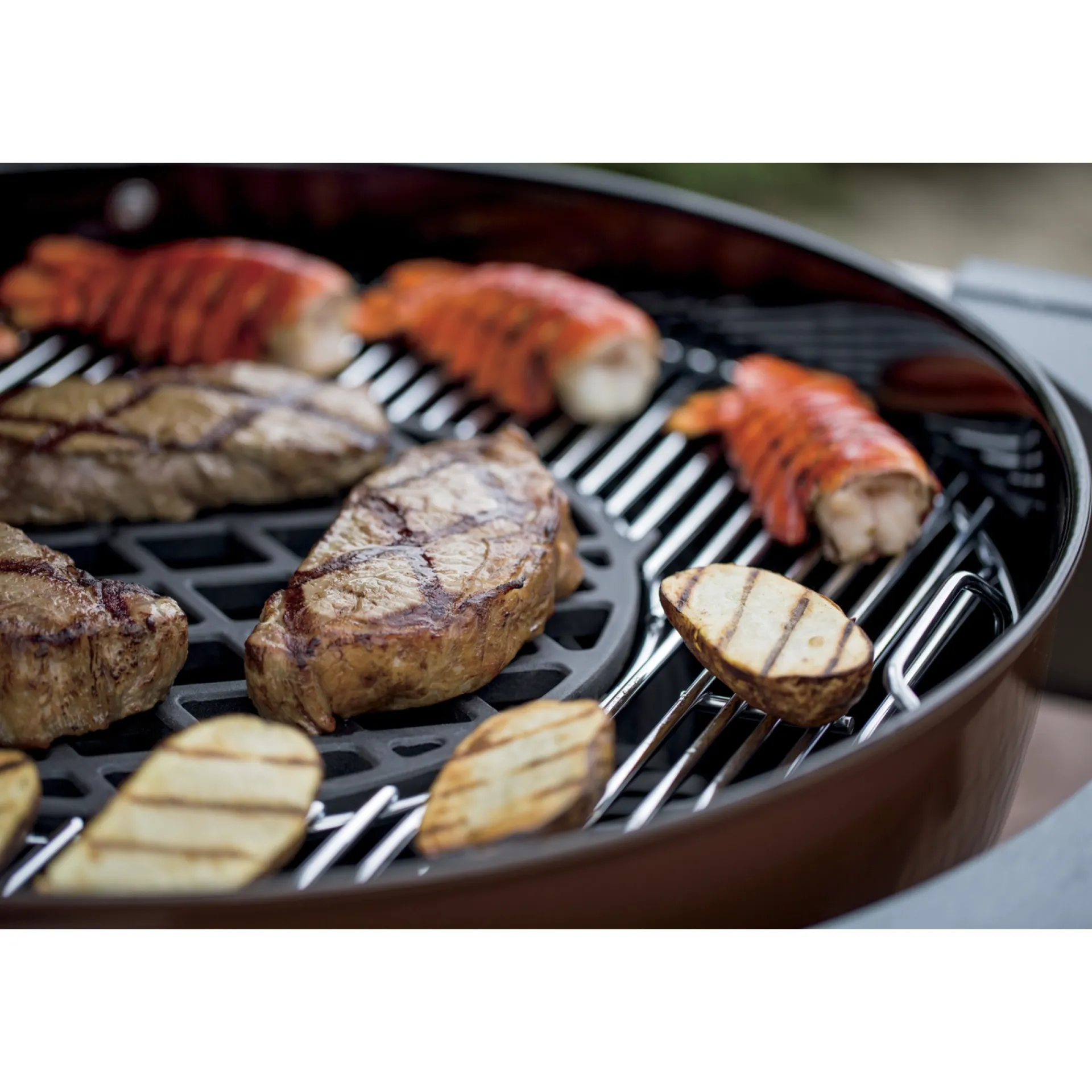 Weber Grilltilbehør > GOUMET BBQ SYSTEM GRILLRIST PORCELÆNSEMALJERET STØBEJERN
