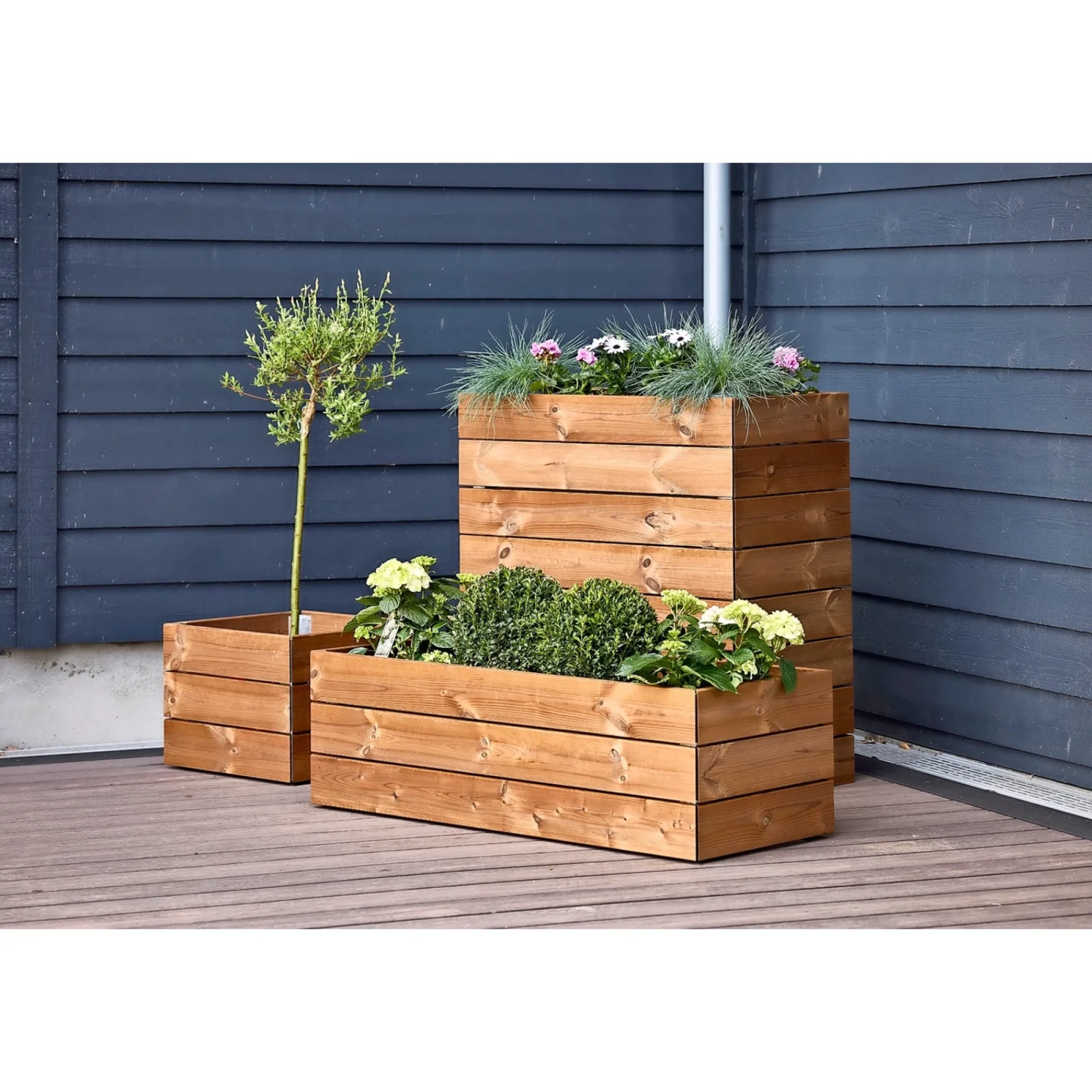 Wimex Højbede & Plantekasser > PLANTEKASSE FYR 36 X 48.20 X 118.20 CM