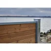 Wimex Træhegn > TREND V-PROFIL HEGNSFAG THERMOBEHANDLET GRAN 189.30 X 180 CM
